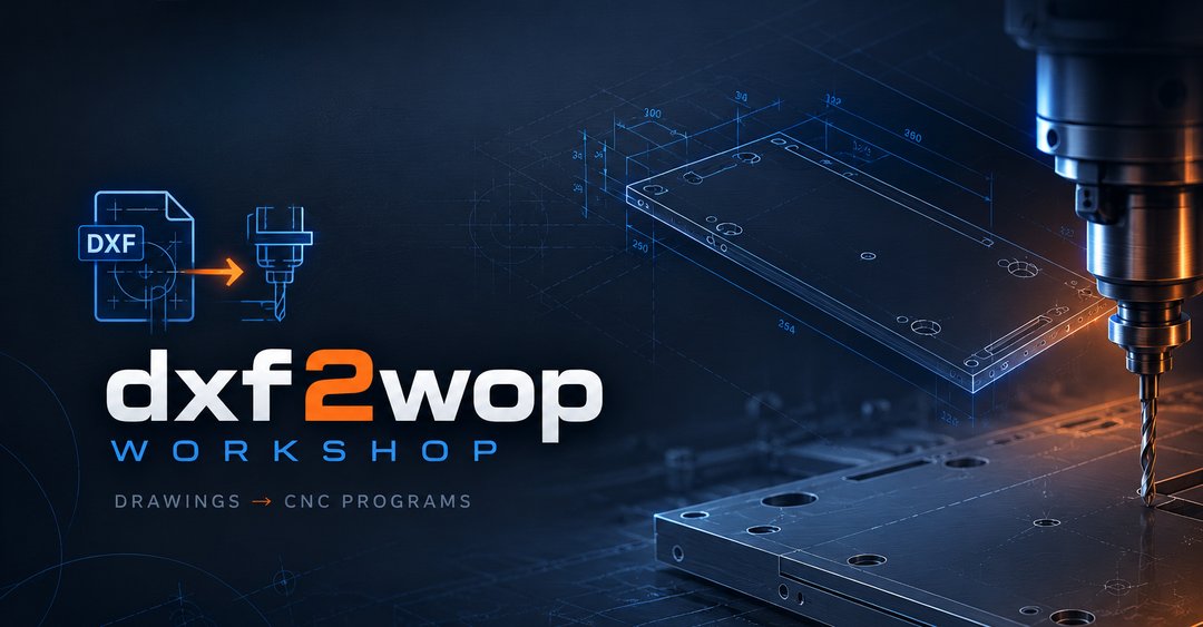 dxf2wop Workshop — DXF and PDF drawings converted to machine-ready CNC programs for HOMAG woodWOP